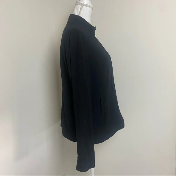 Orvis Jacket Large Black Zipper Front - Picture 8 of 13